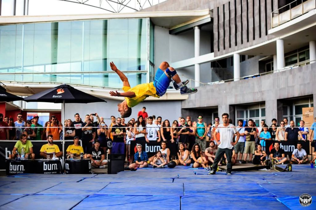 Slackline competitions